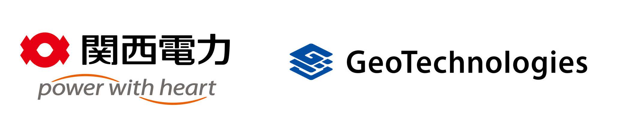 関西電力とジオテクノロジーズのロゴ